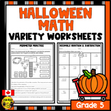 Halloween Math Worksheets | Numbers to 1 000 000