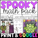 Halloween Math Worksheets - October Math Practice with GOO