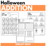 Halloween Math Worksheets for Addition