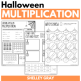Halloween Math Worksheets for Multiplication