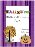 Halloween Math and Literacy Activities
