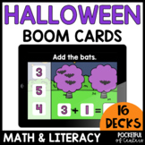 Halloween Math and Literacy Bundle Boom Cards™
