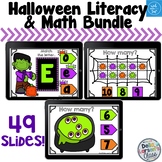 Halloween Math and Literacy Bundle Boom Cards
