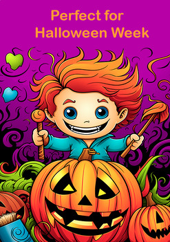 Preview of Halloween Math and Literacy Centers for Preschool, Pre-K, and Kindergarten