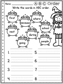 printable halloween worksheets for first grade worksheet
