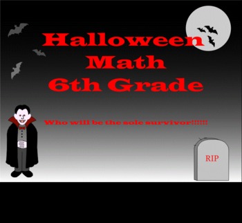 Preview of Halloween Math problems grades 4-6