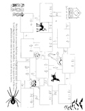 Halloween Maze (Multiplying fractions and mixed numbers)