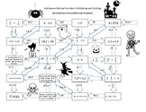 Halloween Maze for Multiplying and Dividing Rational Numbers