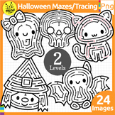 Halloween Mazes Clipart | October | Labyrinth | Fine Motor Skills