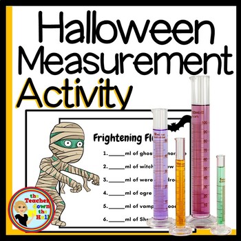 Preview of Halloween Measurement Activity I STEM I Metric Measurement