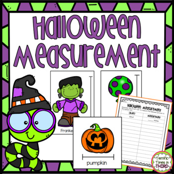 Preview of Halloween Measurement - Inch, Half-Inch, and Centimeter
