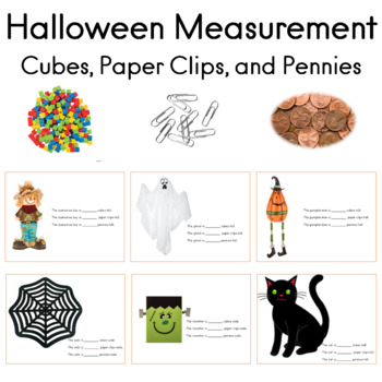 Preview of Measurement With Cubes, Paper Clips, and Pennies