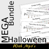 Halloween Mega Bundle - Recorder Sheet Music