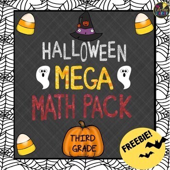 Preview of 3rd Grade Halloween Math | Free Rounding Activity