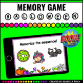 Halloween Memory Game Boom Cards™ Distance Learning
