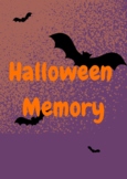Halloween Memory Game / vocabulary practice