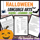Halloween Middle School Candy Corn Comprehension, Grammar & FUN!