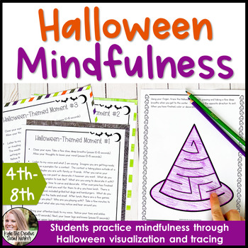 Preview of Halloween Counseling Activity and Mindfulness Lesson