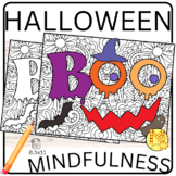 Halloween Mindfulness FREE COLORING POSTER