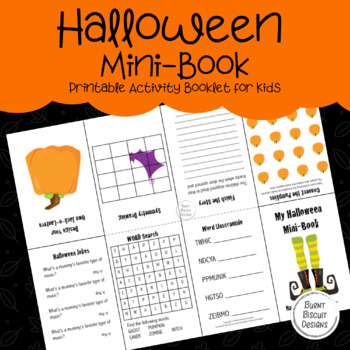 Download Halloween Mini Book Printable Activity Book For Kids By Mamateachesstore