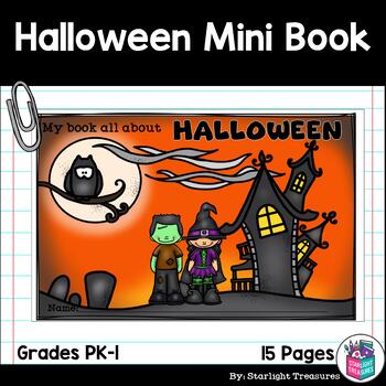 Preview of Halloween Mini Book for Early Readers