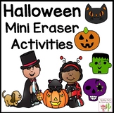 Halloween Mini Eraser Math Activities