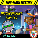 Halloween Mini Math Mystery Activity 1st Grade Addition wi