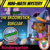 Halloween Mini Math Mystery Activity Kindergarten - Ten Fr