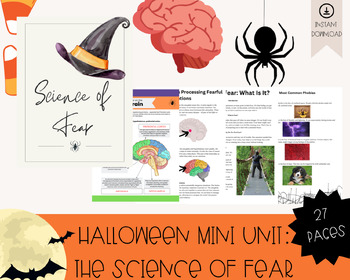 Preview of Halloween Mini Unit: The Science of Fear, Psychology