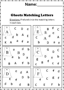 Halloween Missing Letters by English Lab 7 | Teachers Pay Teachers