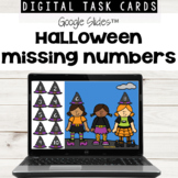 Halloween Missing Numbers using Google Slides™ 