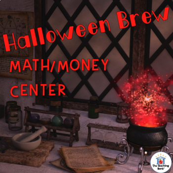 Preview of Halloween Money Math Center
