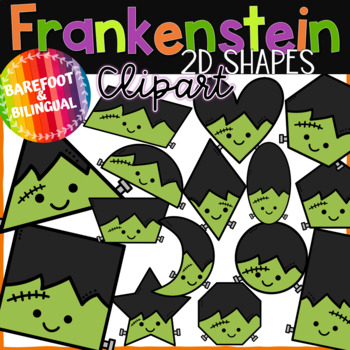 Preview of Frankenstein Clipart | Halloween Shapes