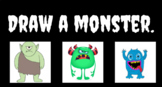 Halloween Monster Drawing/Writing Activity