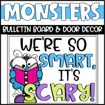 Preview of Halloween Monsters Bulletin Board or Door Decoration