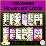 Halloween Movement Cards