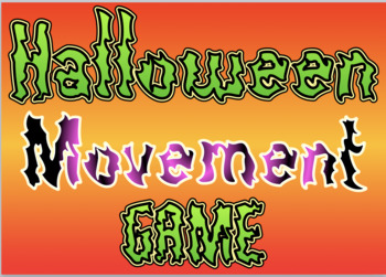 Preview of Halloween Movement Game