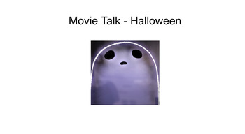 Preview of Halloween Movie Talk