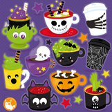 Halloween Mugs Clipart - CL1817