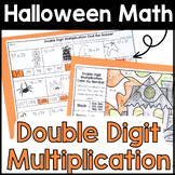 Halloween Multiplication Color by Number Worksheets Double