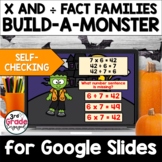 Halloween Multiplication & Division Fact Families Activity