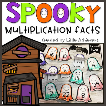 Preview of Halloween Multiplication Facts Practice: Math Activities 