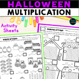 Halloween Multiplication Facts Practice | October Math Act
