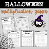 Halloween Multiplication Games