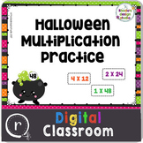Halloween Multiplication Practice Google Slides Classroom 