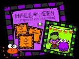 Halloween NO PREP Multiplication Practice with Area Models!