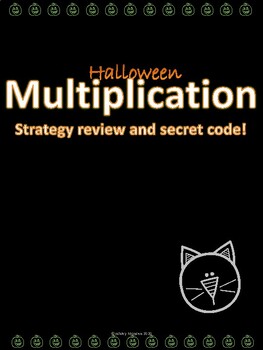 Preview of Halloween Multiplication Strategy Review