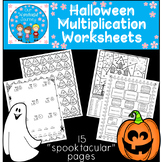 Halloween Multiplication Worksheets