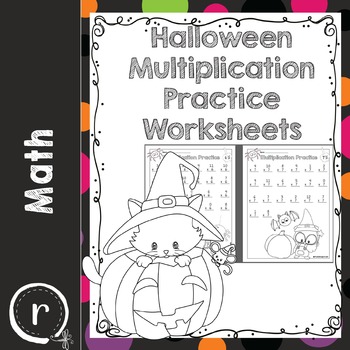 Halloween Math Multiplication Worksheets And Coloring Pages