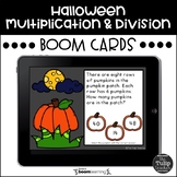 Halloween Multiplication and Division Boom Cards™ - Digita